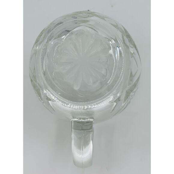 Anchor Hocking Creamer Pressed Glass D`Arques Durand 8 Ounce Pineapple Design - Picture 5 of 7